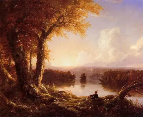 Indiano al tramonto 1845 - 1847