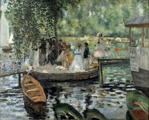 La Grenouillère (Renoir) 1869