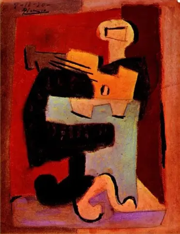 Homme à la mandoline 1920