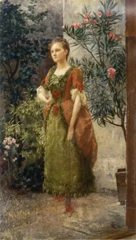 Retrato de Emilie Flöge 1893