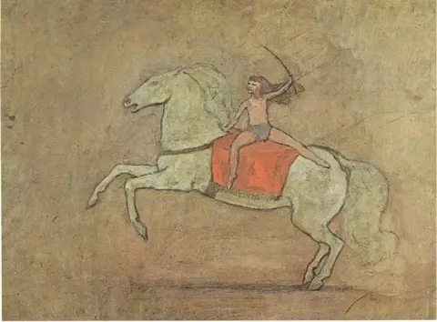 A horsewoman