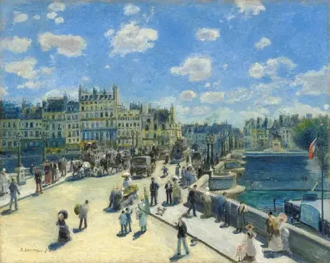 Pintura del Pont Neuf de París