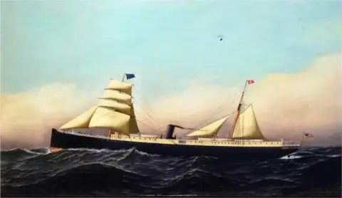 El barco de vapor Columbia