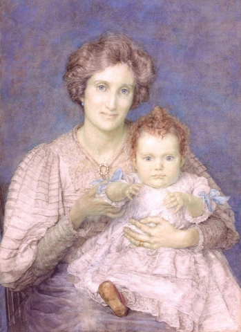 Louisa Forbes Robertson e sua filha Olivia