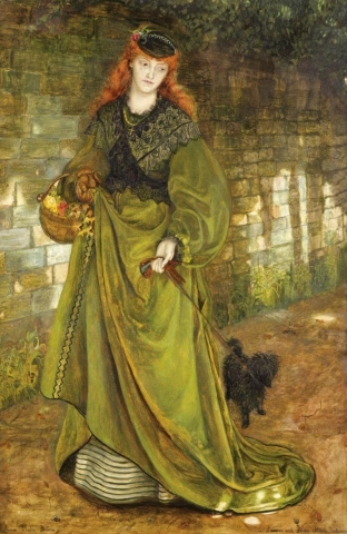 劳伦斯·阿尔玛·塔德玛爵士的劳拉妻子的肖像