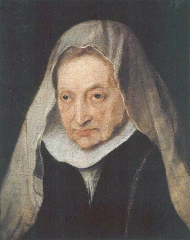 Porträtt av Sofonisba Anguissola ca 1624