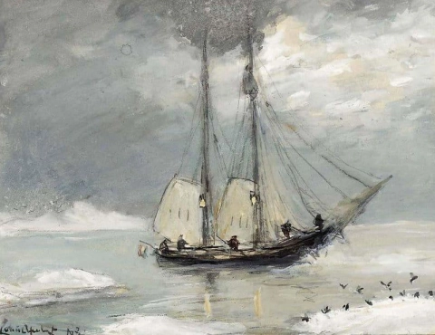 Die Willem Barents Nova Zembla um 1880