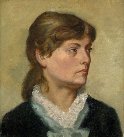 Portret van de Malerin Sofie Holten