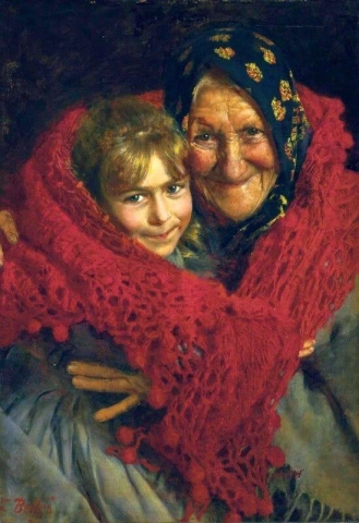 abuela y niño