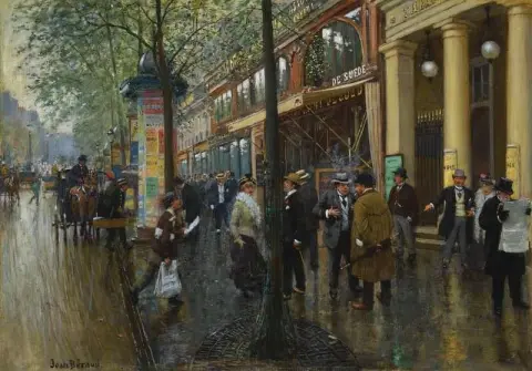 I Grands Boulevards Il Theatre Des Varietes Ca. 1896