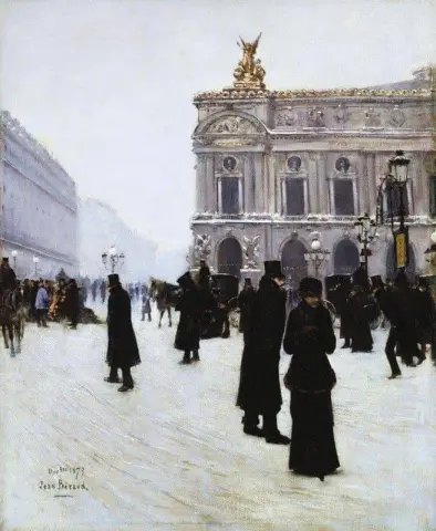 Fuori dall'Opera di Parigi