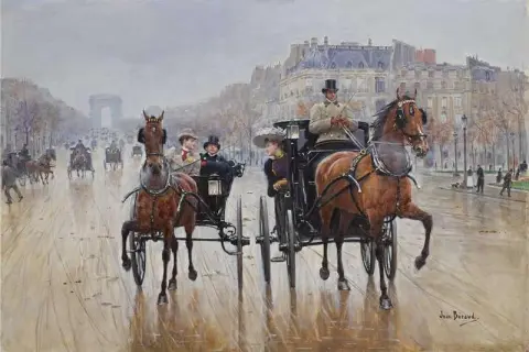Rotonda degli Champs-Elysees circa 1880
