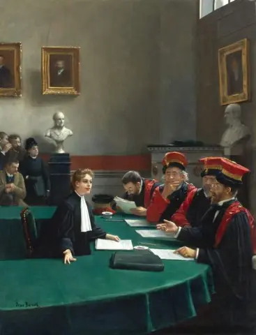 La giuria del dottorato intorno al 1926