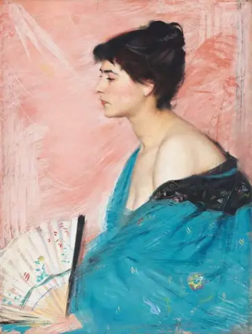 Lady With A Fan