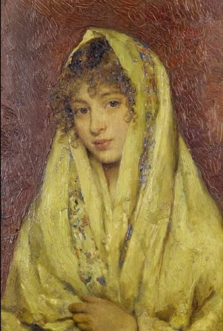 Girl In A Yellow Shawl