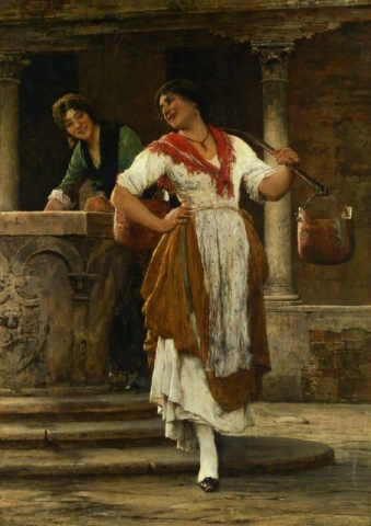 Incontro in piazza 1886