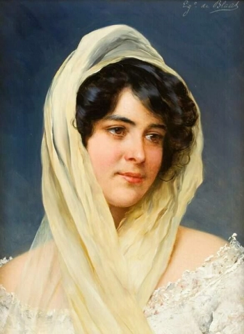 Portrait Of A Young Lady With Veil