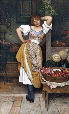 Il venditore di frutta 1887