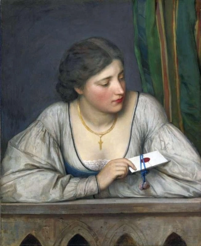 The Love Letter Early 1870s