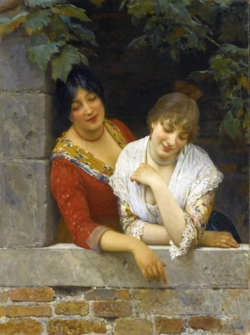 Venezianos na varanda, 1881