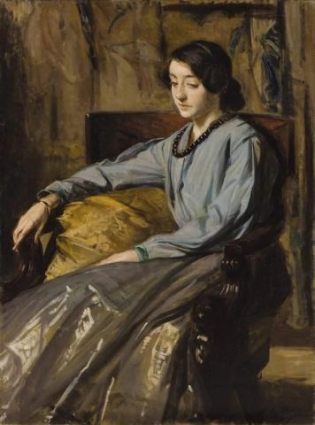 Portret van Desiree Manfred 1909