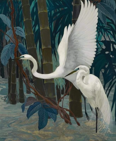 Egrets ca. 1944