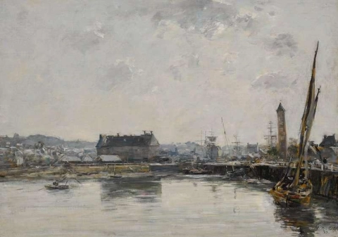 Der Hafen von Trouville 1883