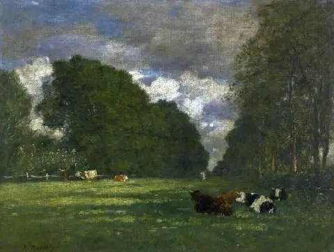 Pastos alrededor de Honfleur Ca. 1888-95