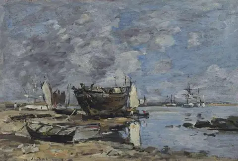 Plougastel Le Passage Du Bac 1870