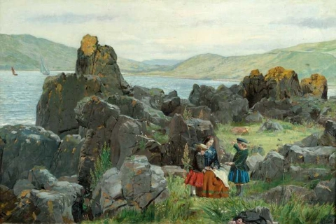 Anne Nelly e Tom I figli di David Mcbeath di Nunlands vicino a Ayrton Berwickshire Ca. 1862