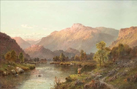 Sunset - A Trout Stream Near Callander