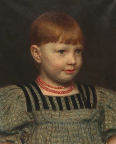 Portret van juffrouw Inger Bjerre 1891