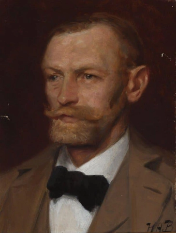 Retrato del comerciante de inventario de buques Carl Martin Lintzmeyer Engholm