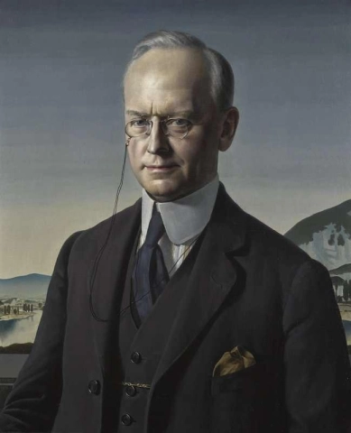 Porträtt av Charles Carpenter 1925