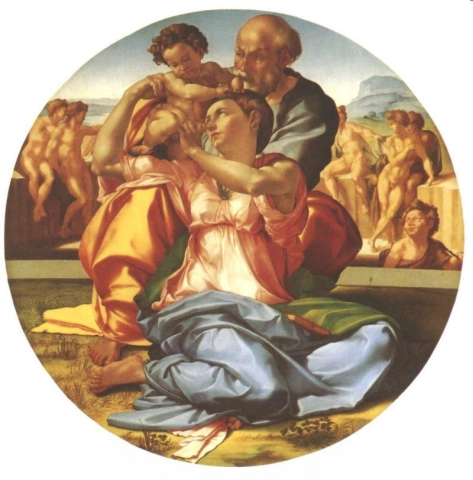 Buonarotti Michelangelo Heliga Familj