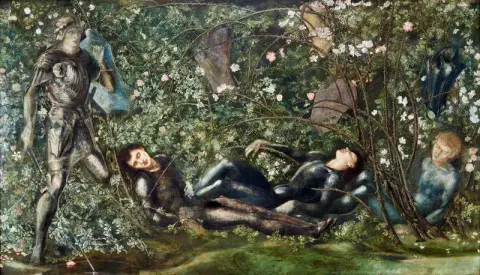 The Prince Entering The Briar Wood 1869