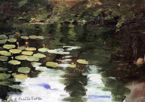 Yerres On The Pond Water Lilies Ca 1871-78