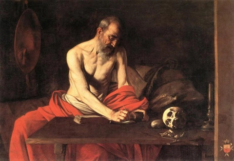 Saint Hieronymus skriver - 1607