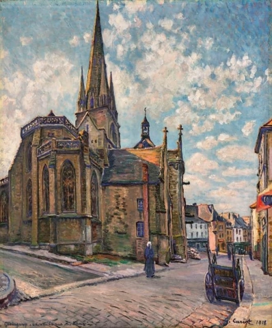 Guingampkerk Rue Notre-Dame 1918