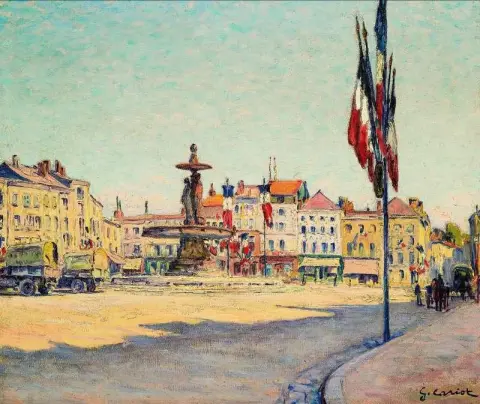 Manhã de 14 de julho de 1920 Chalons Sur Marne 1920