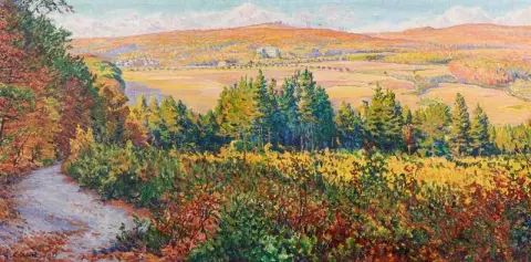 Пейзажные эффекты осени Мандрес 1921