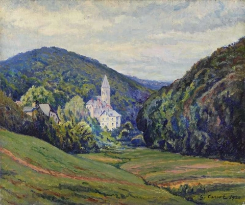 Schlangenbad und das Tal 1920