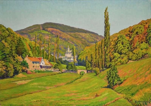 Schlangenbad und das Tal 1920 1