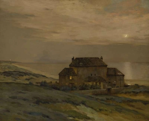 Månsken vid havet ca 1889