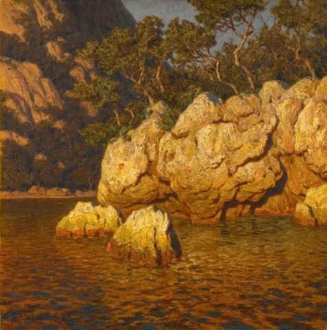 Pinos junto a la costa 1923