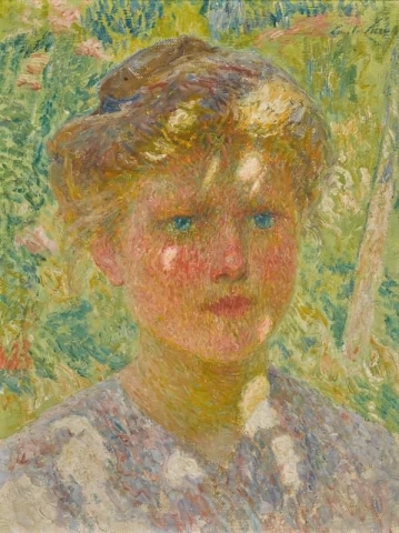 Young Girl With Blond Hair