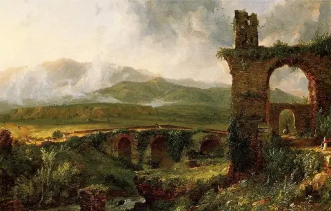 View near Tivoli (In the morning)