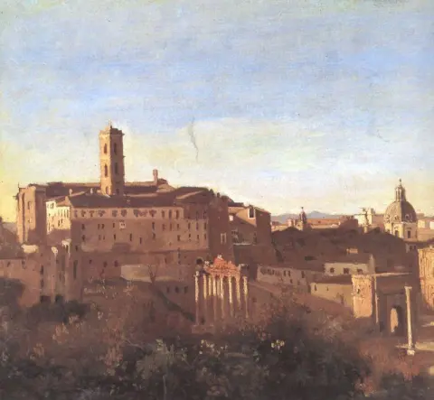 The Forum Seen From the Farnese Gardens