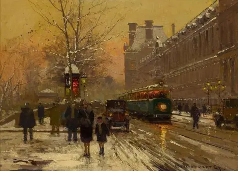 The Quai Du Louvre Twilight