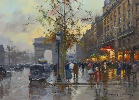 Towards the Cinema on Avenue Des Champs-Elysees